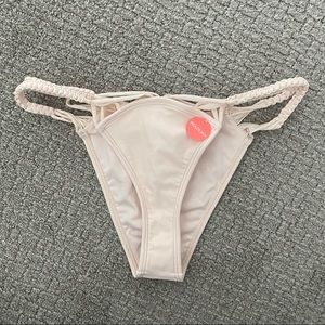 Blush Pink Brazilian Cheeky Bikini Bottoms